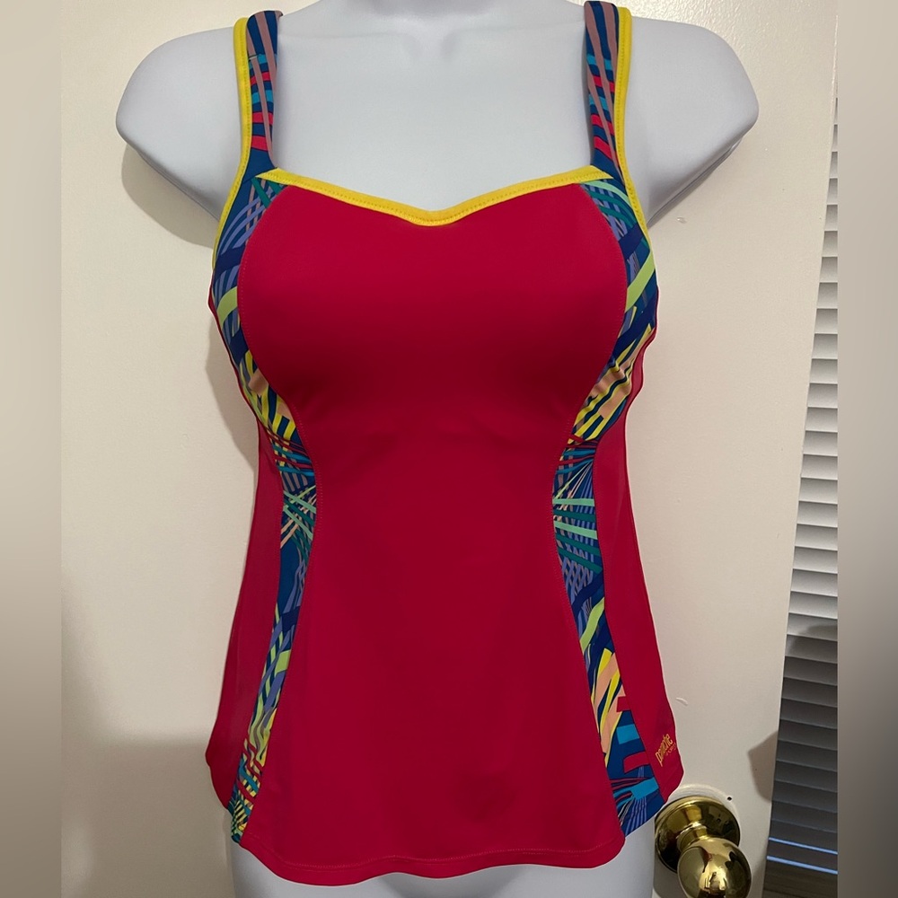 Cleo by Panache 30D Sports bra and Tank top Magenta Pink Convertible